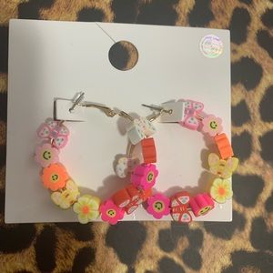 Forever 21 colorful eraser earrings NWT
